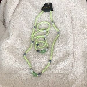 Jules necklace and matching bracelets NWT
